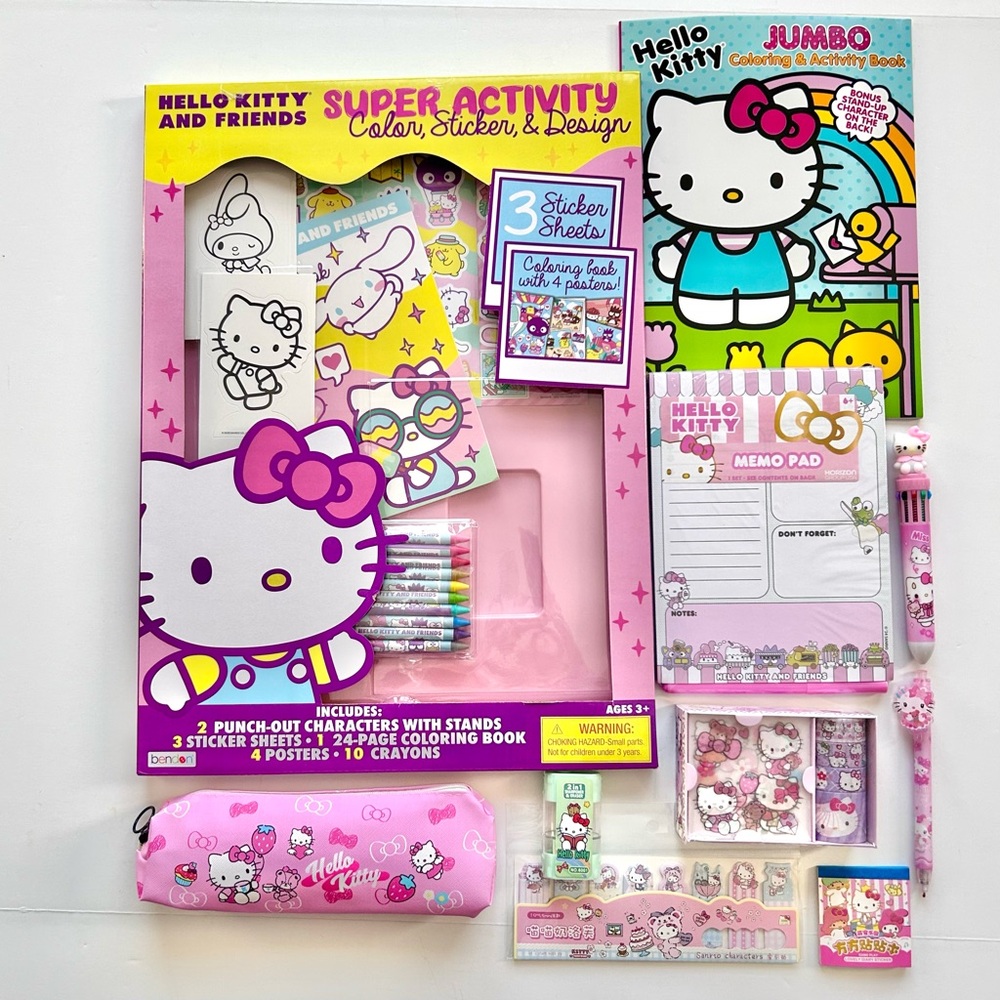 💖(HK366) Hello Kitty Adorable 10-Piece Stationery Bundle! - Picture 13 of 13